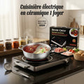 Cuisinière Électrique en Céramique 1 Foyer – Silver Crest 3800W